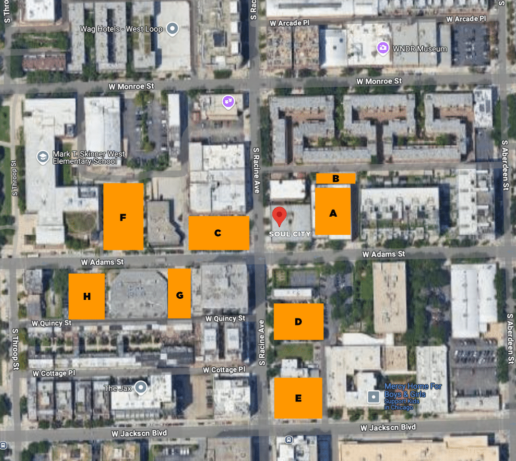 parking map easter