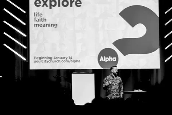 Alpha on the screen at Soul City